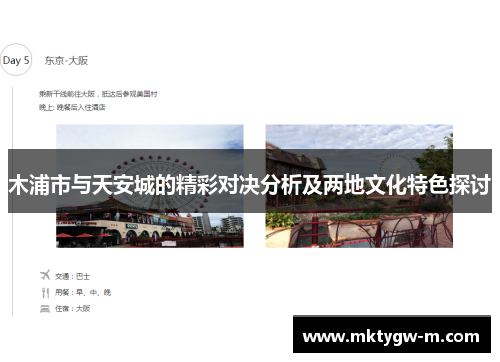 木浦市与天安城的精彩对决分析及两地文化特色探讨